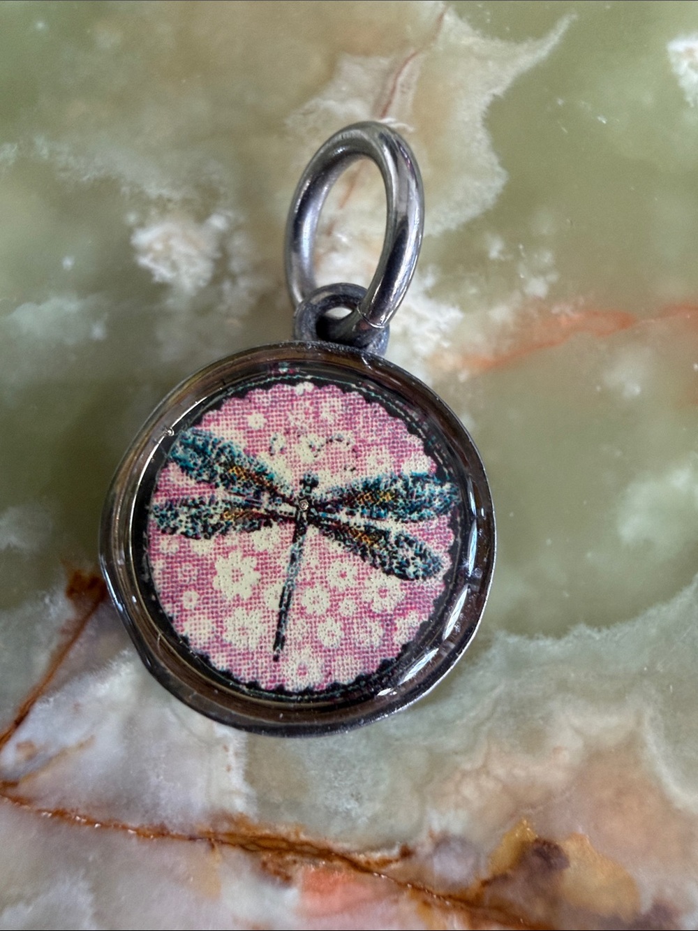 Inspirational Dragonfly Pendant Charm